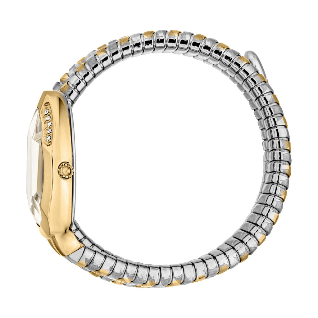 JUST CAVALLI Women's Watch with Gold Stainless Steel Case and Silver & Gold Stainless Steel Band-i-Watch-2