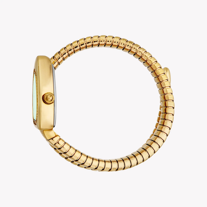 Just Cavalli Women's Gold Stainless Steel Watch, Green Dial | Jc1l249m0035