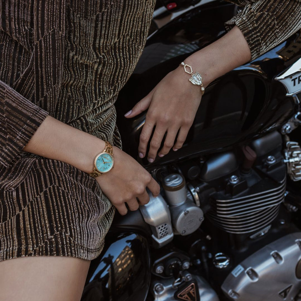 JUST CAVALLI Women's Watch with Gold Stainless Steel Case and Gold Stainless Steel Band-i-Watch-4