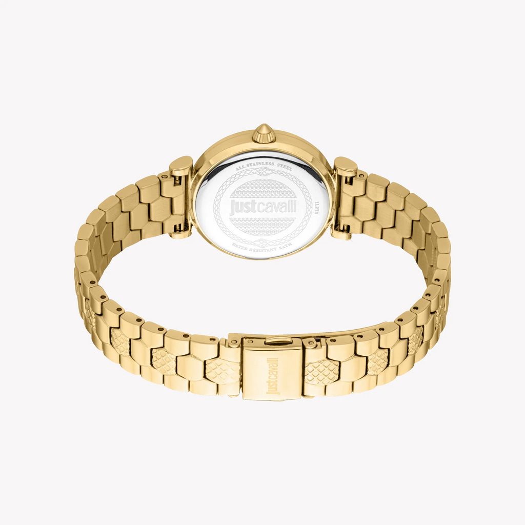JUST CAVALLI Women's Watch with Gold Stainless Steel Case and Gold Stainless Steel Band-i-Watch-4