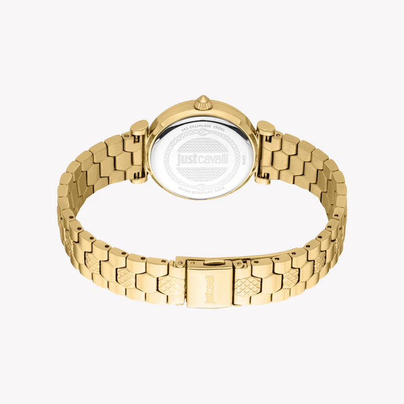 Just Cavalli Women's Gold Stainless Steel Watch, Silver Dial | Jc1l273m0055 by i-watch