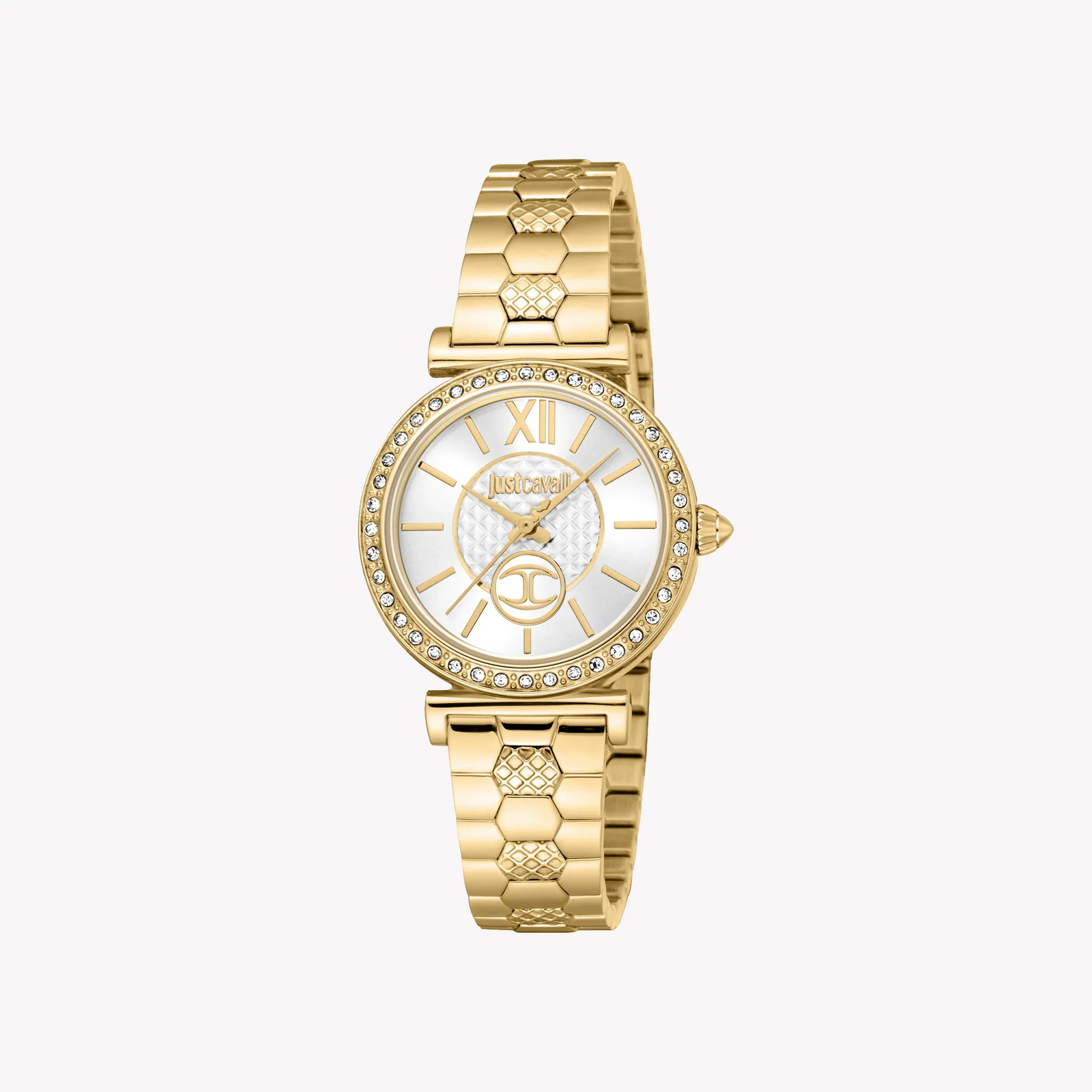 Just Cavalli Women's Gold Stainless Steel Watch, Silver Dial | Jc1l273m0055 by i-watch