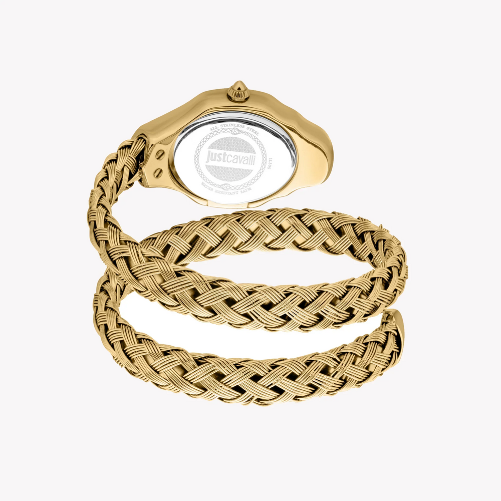 Just Cavalli Women's Gold Stainless Steel Watch, White Dial | Jc1l305m0025 by i-watch