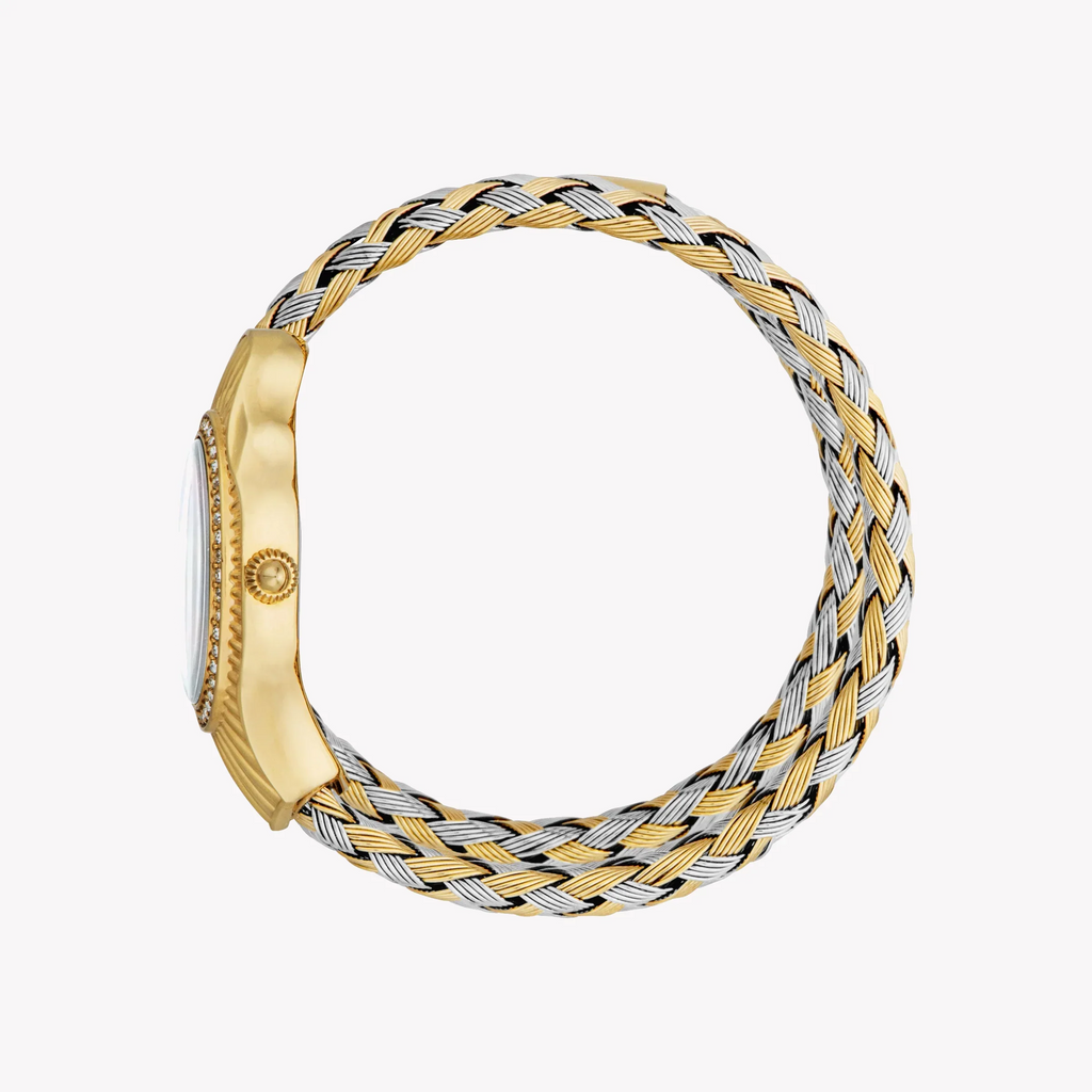 JUST CAVALLI Women's Watch with Gold Stainless Steel Case and Silver & Gold Stainless Steel Band-i-Watch-3