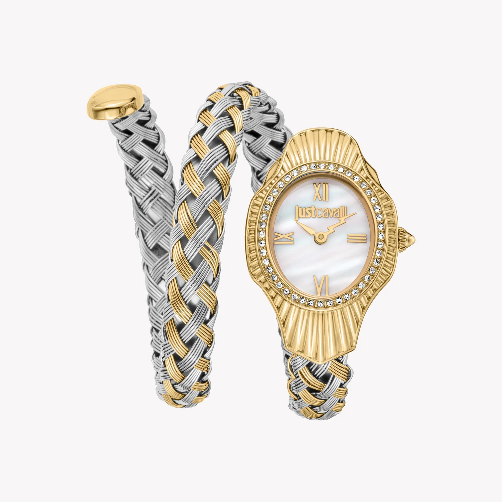 Just Cavalli Women's Gold Stainless Steel Watch, White Dial | Jc1l305m0055 by i-watch