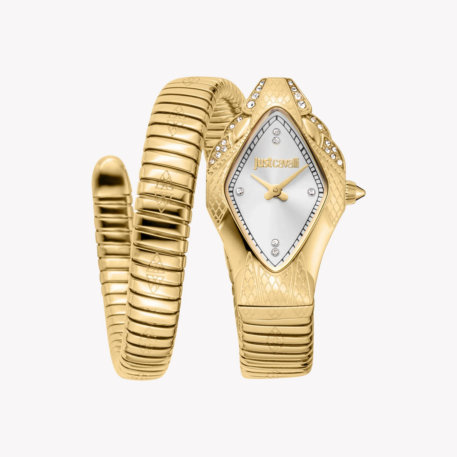 Just Cavalli Women's Gold Stainless Steel Watch, Silver Dial | Jc1l306m0035 by i-watch