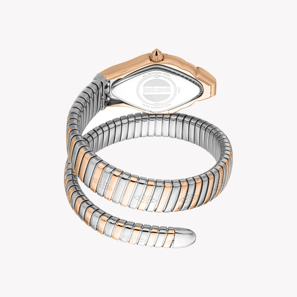 JUST CAVALLI Women's Watch with Rose Gold Stainless Steel Case and Silver & Rose Gold Stainless Steel Band-i-Watch-4