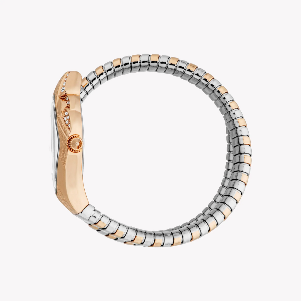 JUST CAVALLI Women's Watch with Rose Gold Stainless Steel Case and Silver & Rose Gold Stainless Steel Band-i-Watch-3