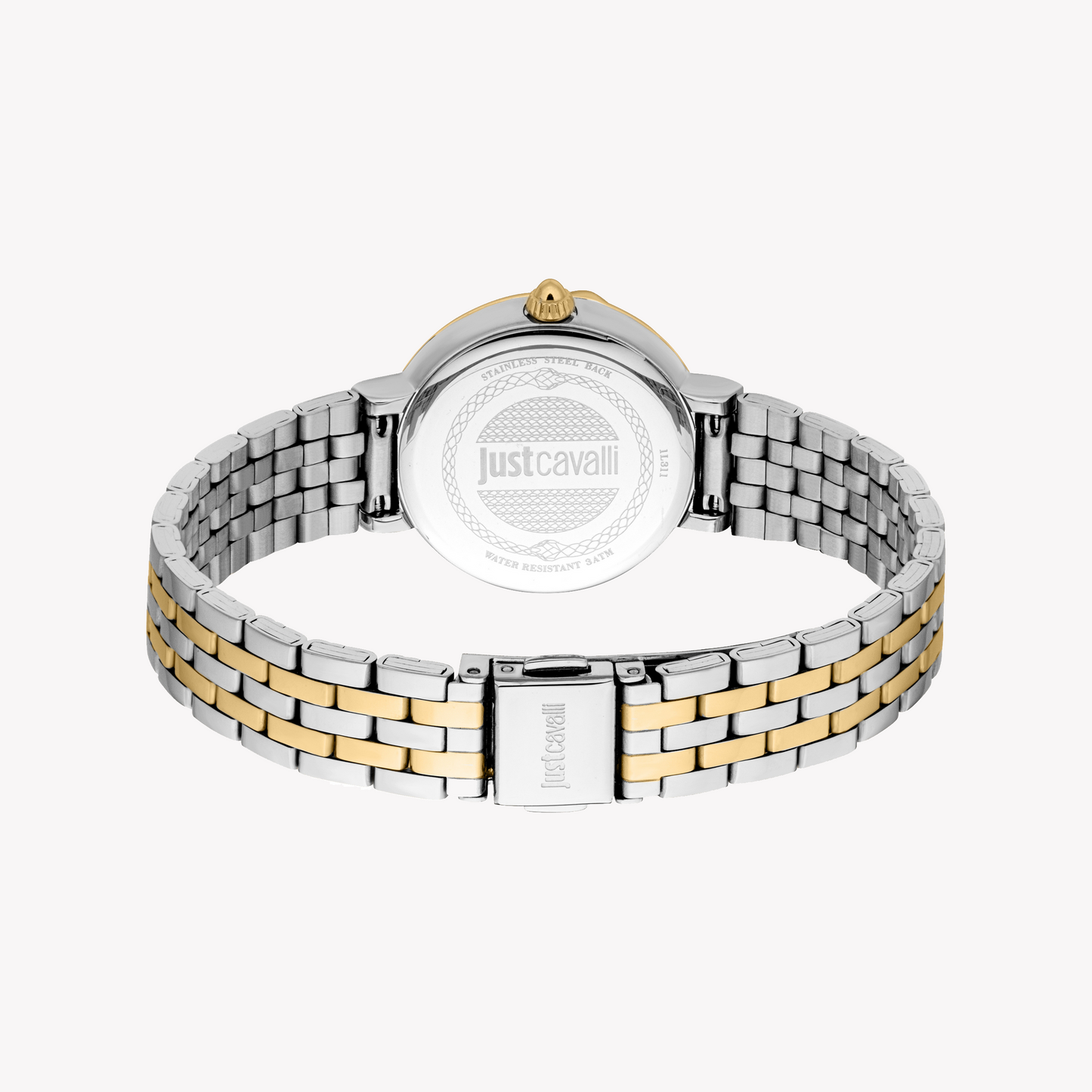 Just Cavalli Two Tone Silver & Gold Alloy Steel Women's Watch