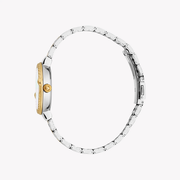 Just Cavalli Women's Two Tone Silver & Gold Watch, Mother Of Pearl Dial | Jc1l311m0055 by i-watch