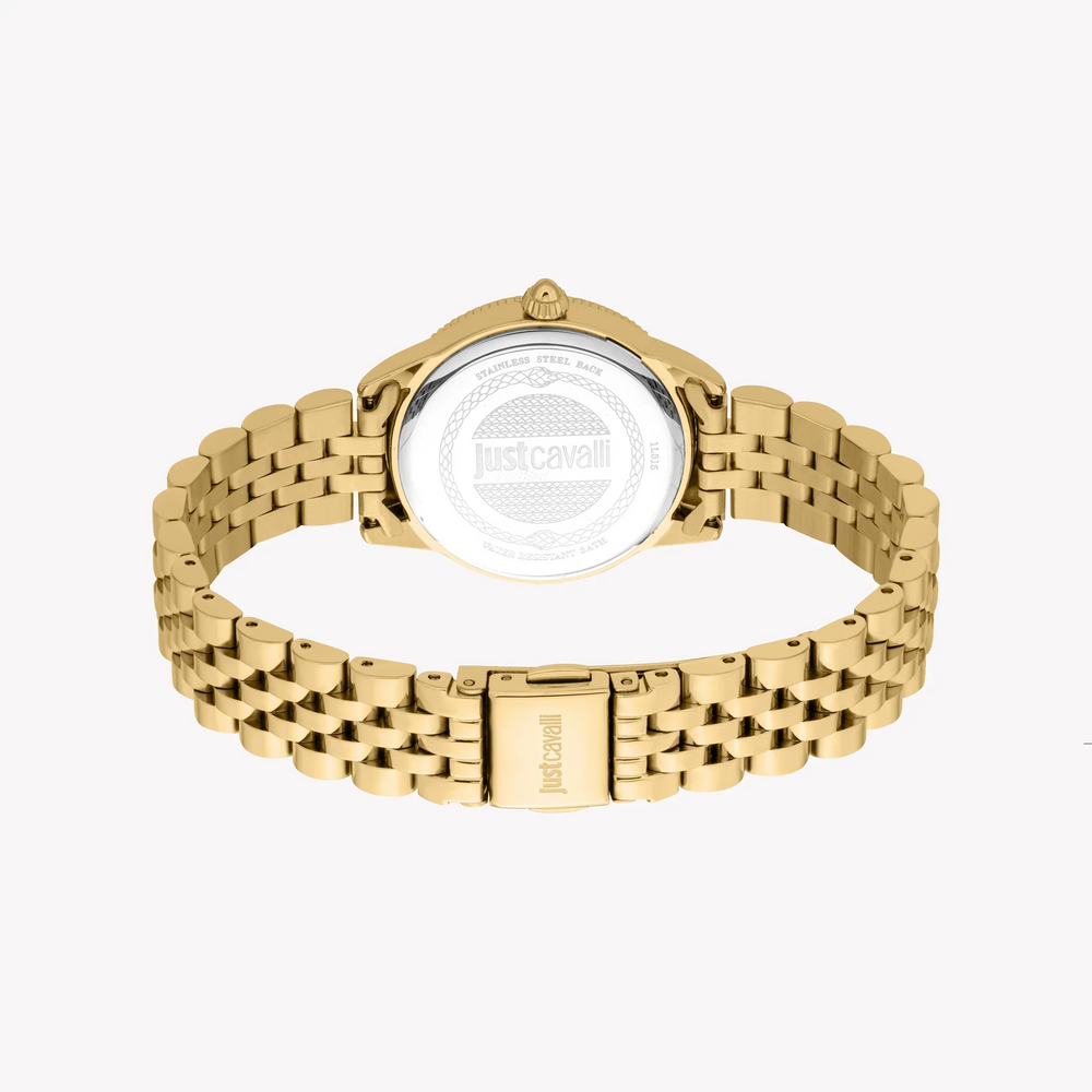 Just Cavalli Women's Gold Alloy Steel Watch, Silver Dial | Jc1l315m0055 by i-watch