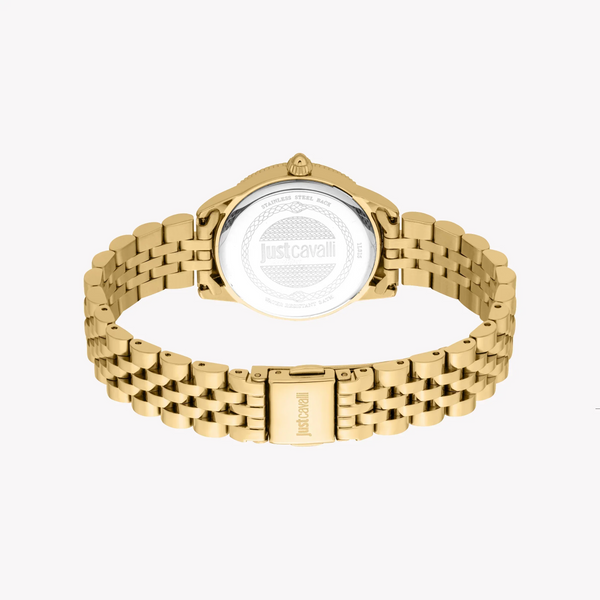 Just Cavalli Women's Gold Alloy Steel Watch, Silver Dial | Jc1l315m0055 by i-watch