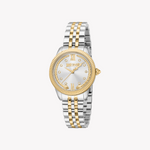 Just Cavalli Two Tone Silver & Gold Alloy Steel Women's Watch