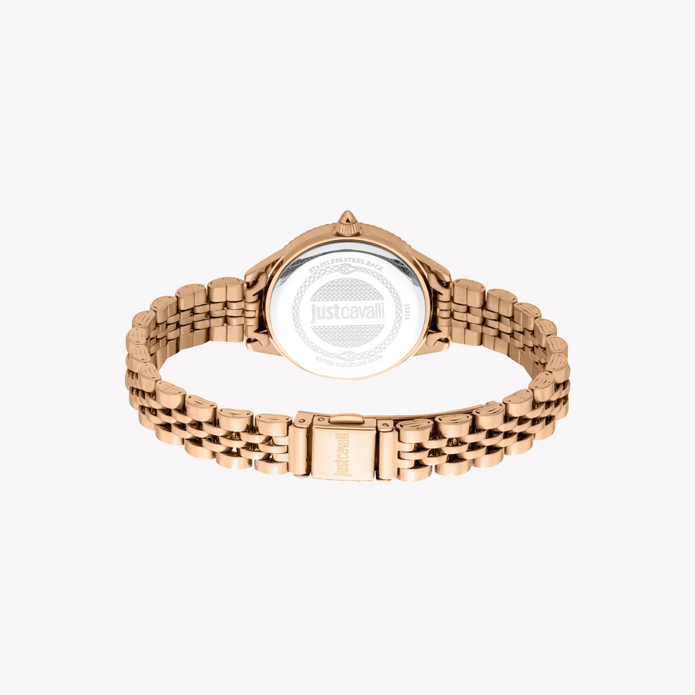 Just Cavalli Women's Rose Gold Alloy Steel Watch, Silver Dial | Jc1l316m0075 by i-watch
