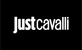 Just Cavalli logo on black background