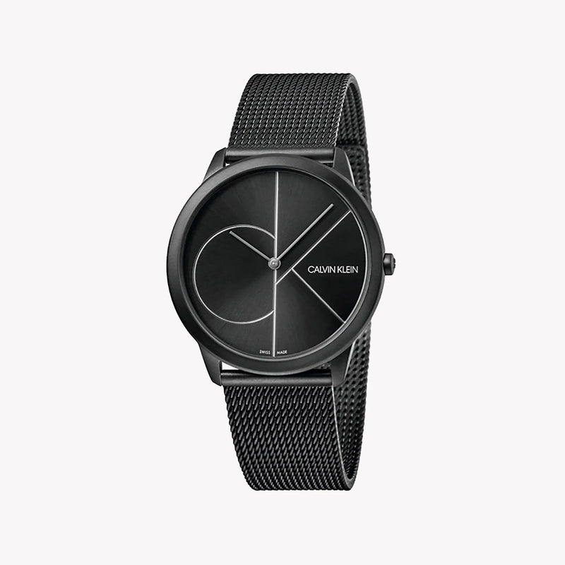 CK Calvin Klein Men's Black Stainless Steel Quartz Watch | K3M5145X by i-watch
