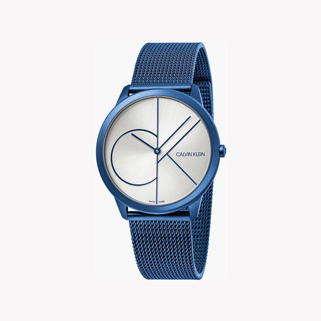 Ck Calvin Klein Men's Blue Stainless Steel Watch | K3m51t56