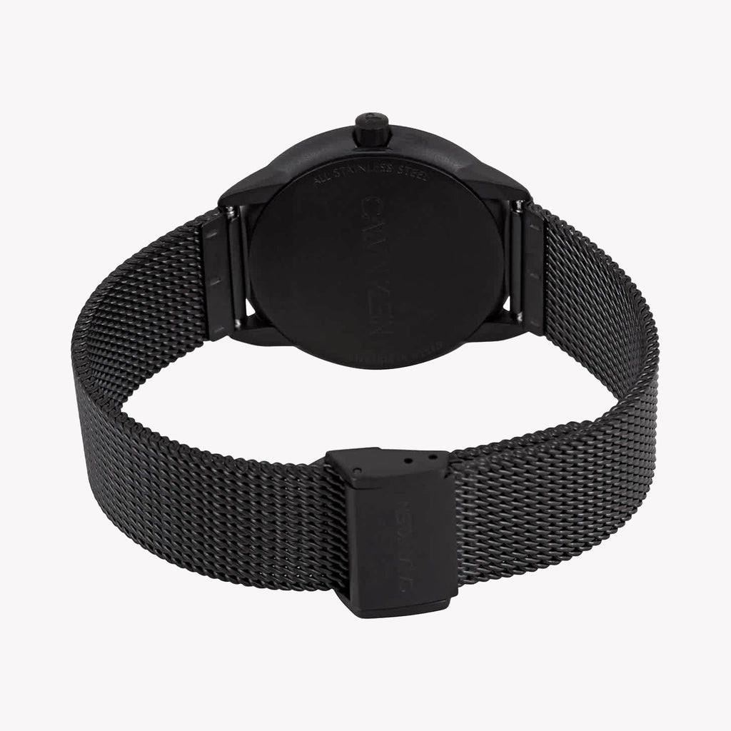 CK Calvin Klein Women's Black Stainless Steel Watch | K3M5245X