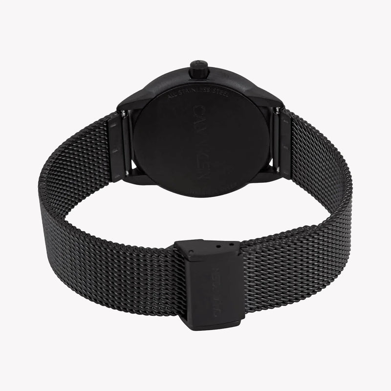 CK Calvin Klein Women's Black Stainless Steel Watch | K3M5245X by i-watch