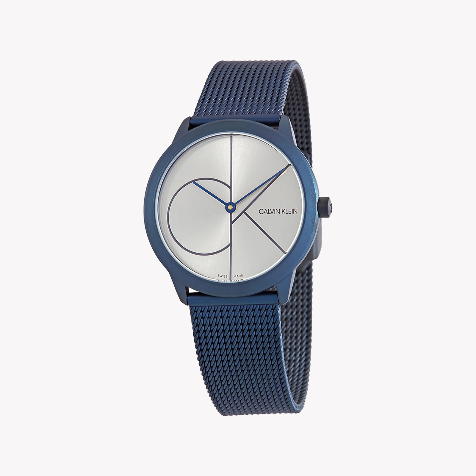 CK Calvin Klein Women's Blue Quartz Watch, Stainless Steel | K3M52T56 by i-watch