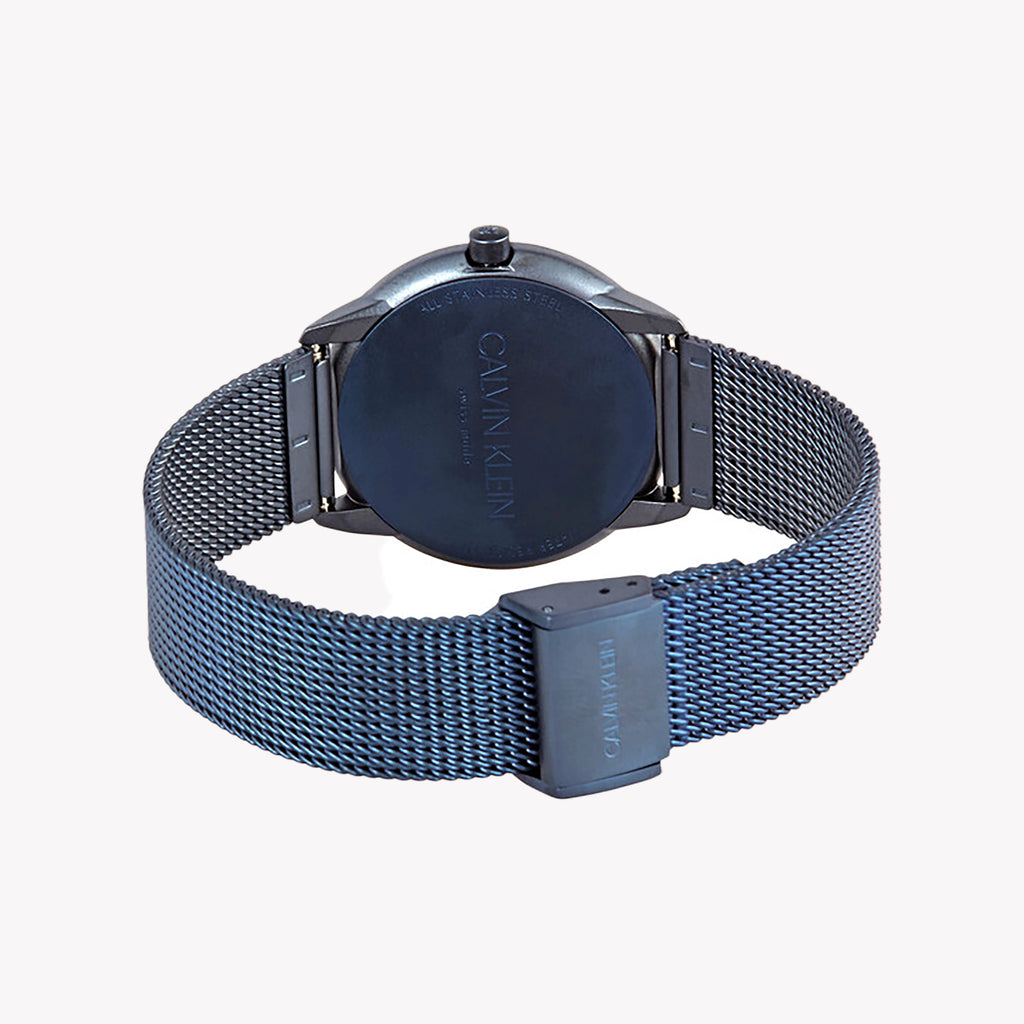 CK Calvin Klein Women's Blue Quartz Watch, Stainless Steel | K3M52T56