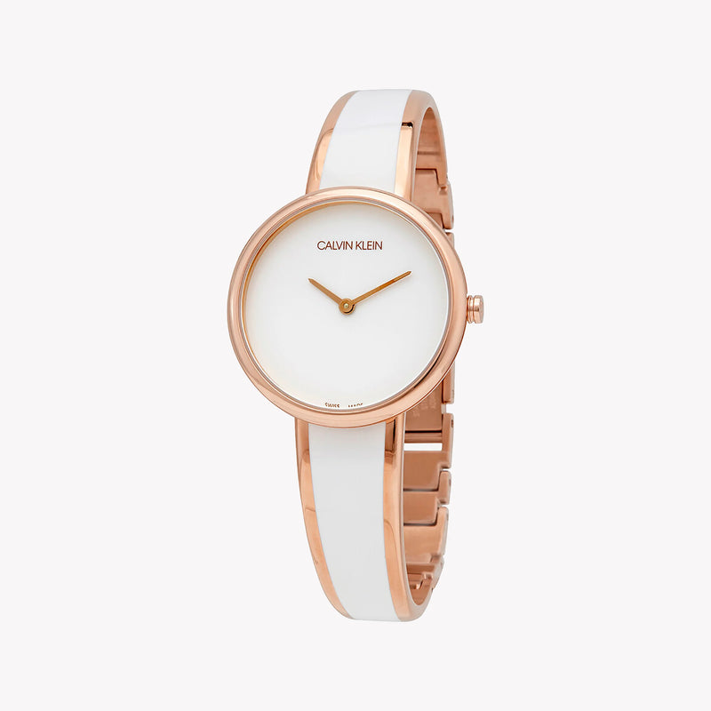 CK Calvin Klein Women's Rose Gold Watch, Stainless Steel | K4E2N616 by i-watch
