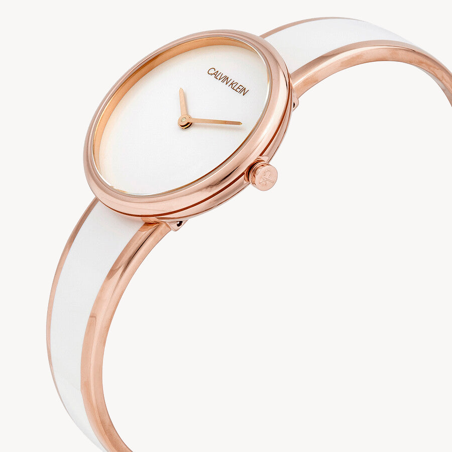 CK Calvin Klein Women's Rose Gold Watch, Stainless Steel | K4E2N616