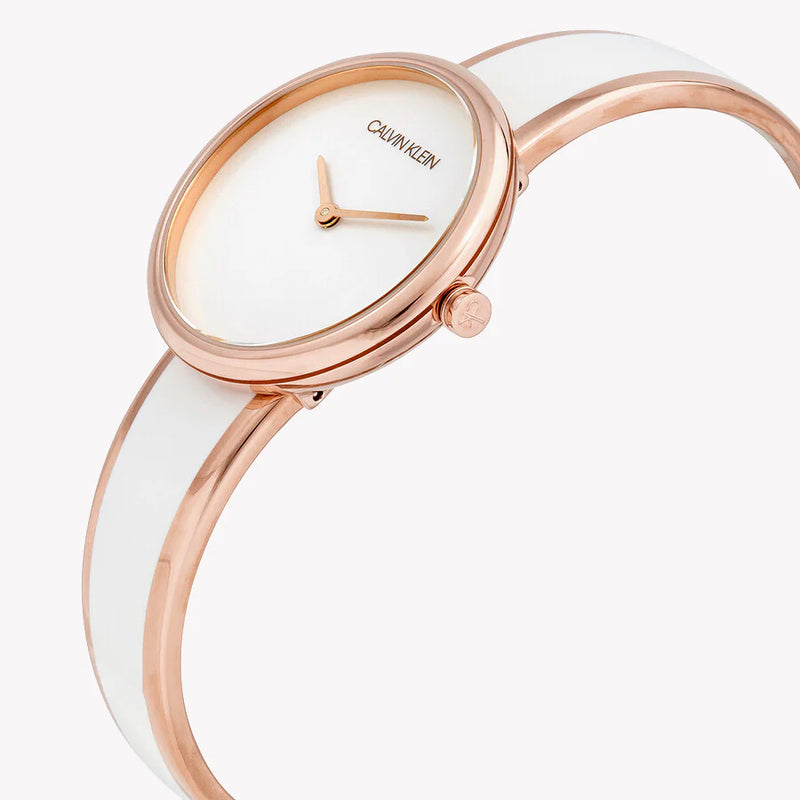 CK Calvin Klein Women's Rose Gold Watch, Stainless Steel | K4E2N616 by i-watch