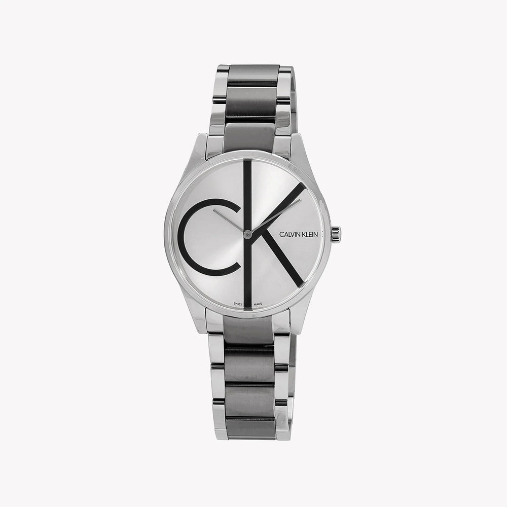 CK Calvin Klein Men's Silver & Grey Stainless Steel Watch | K4N2114Z by i-watch
