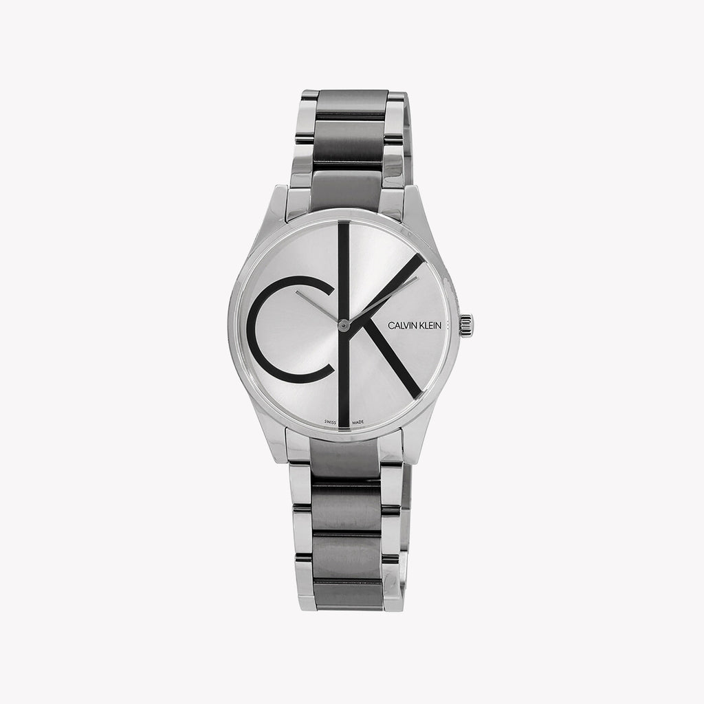 CK Calvin Klein Men's Silver & Grey Stainless Steel Watch | K4N2114Z
