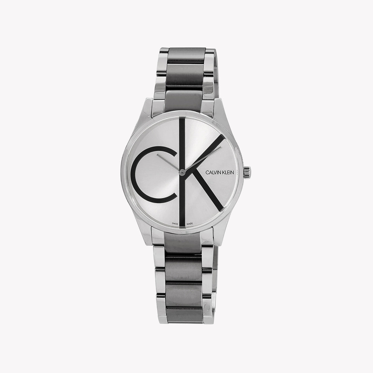 CK Calvin Klein Men's Silver & Grey Stainless Steel Watch | K4N2114Z