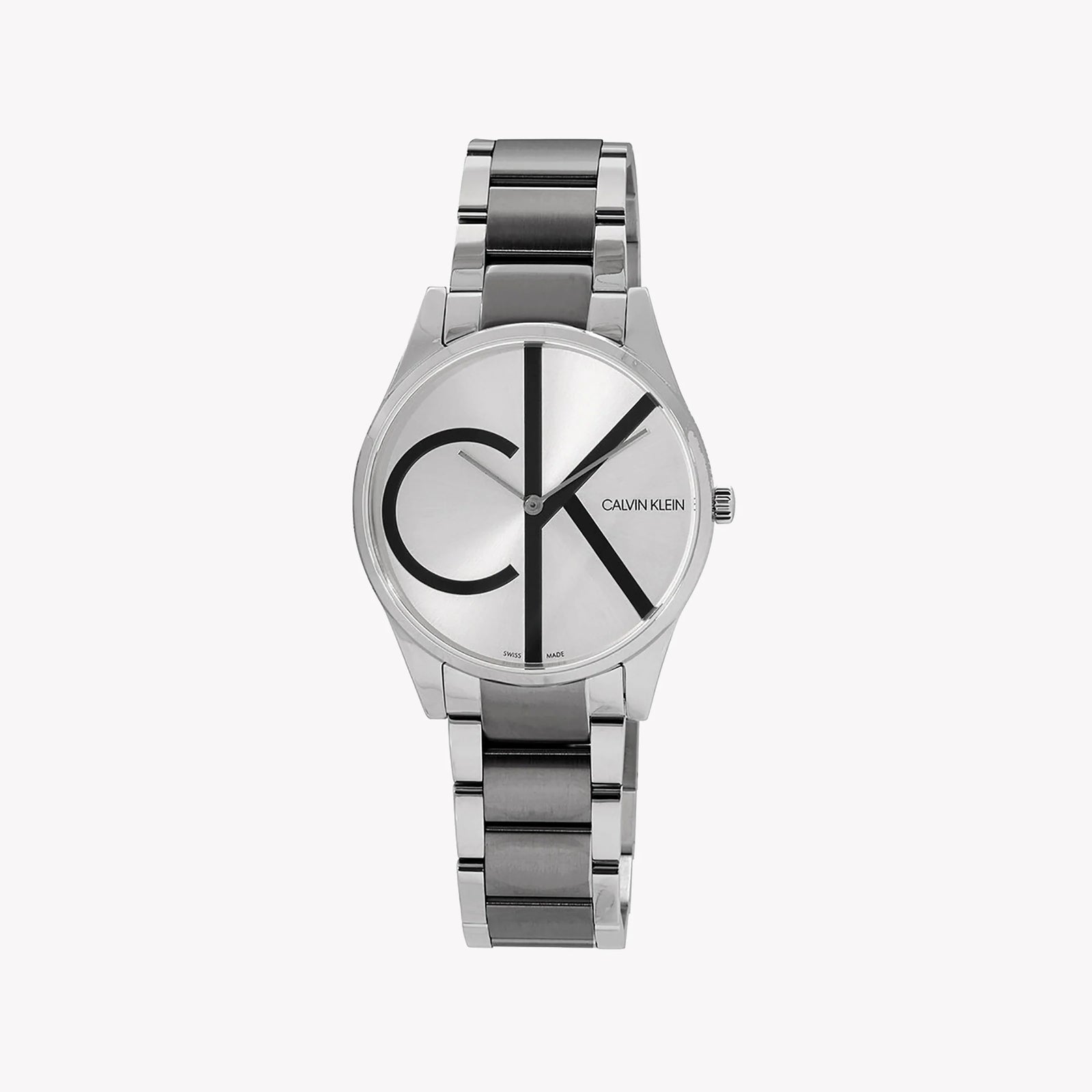 CK Calvin Klein Men's Silver & Grey Stainless Steel Watch | K4N2114Z by i-watch