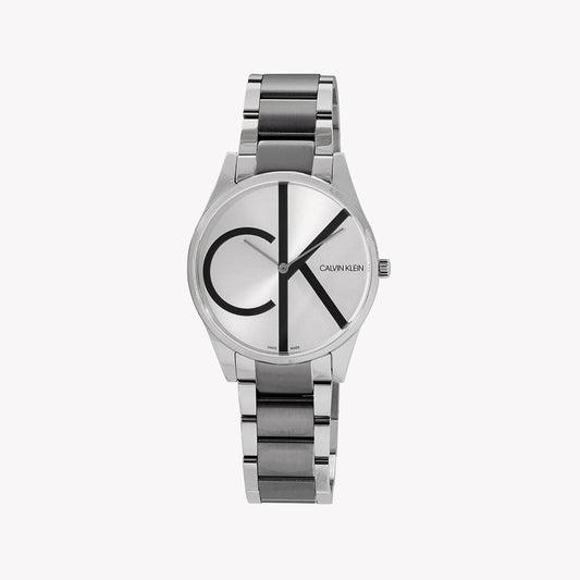 CK Calvin Klein Men's Silver & Grey Stainless Steel Watch | K4N2114Z