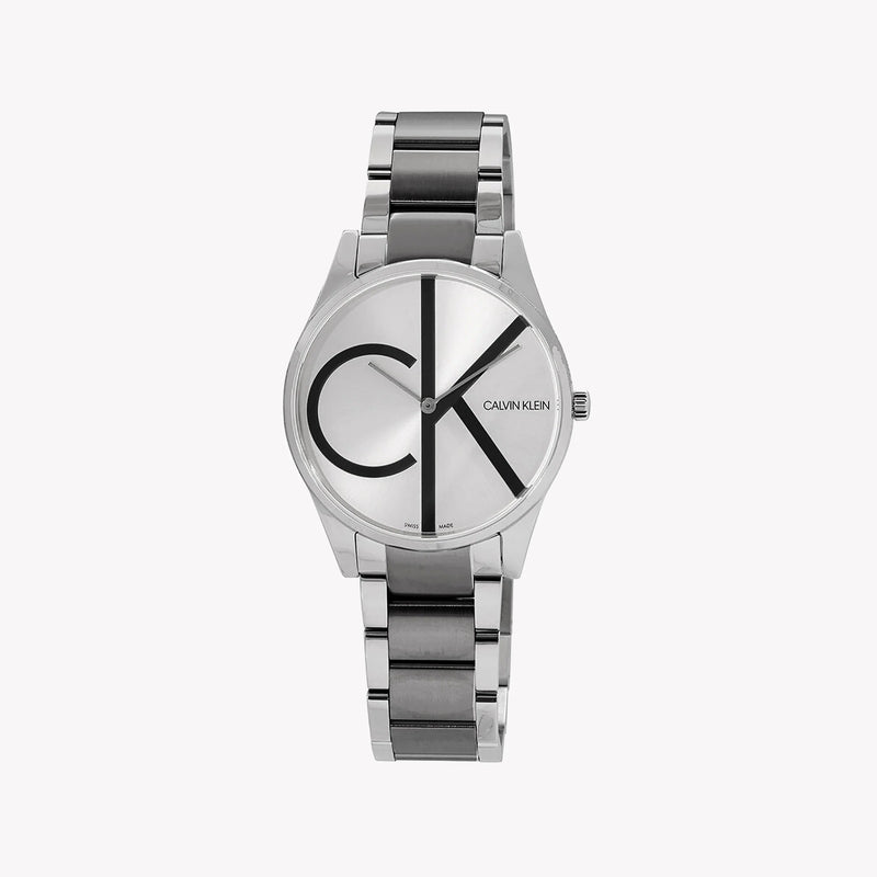 CK Calvin Klein Men's Silver & Grey Stainless Steel Watch | K4N2114Z by i-watch