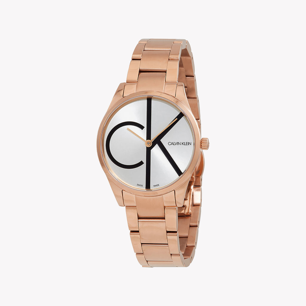 CK Calvin Klein Women's Rose Gold Stainless Steel Watch | K4N23X46