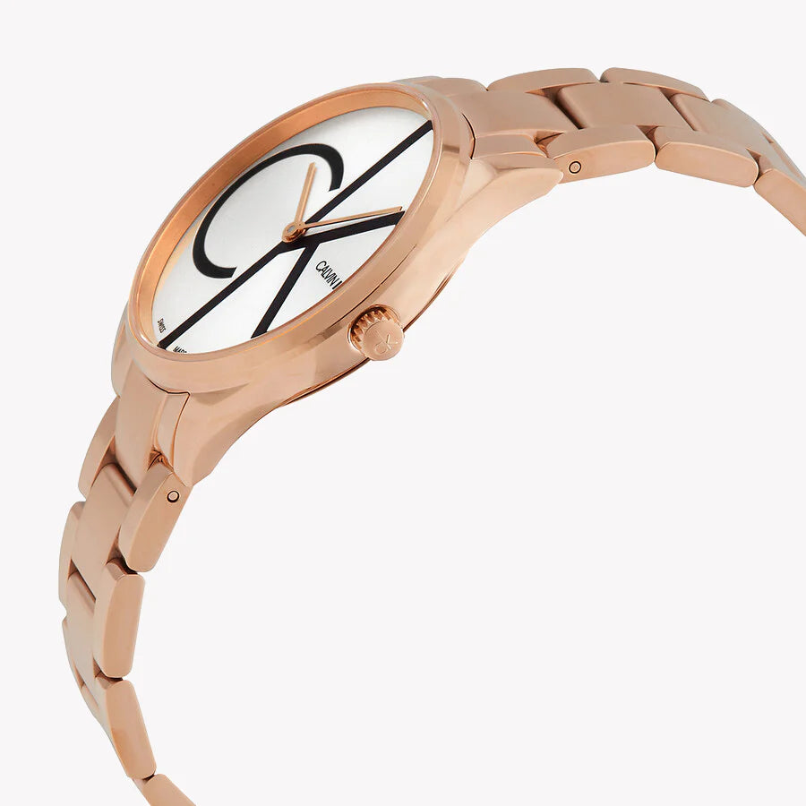 CK Calvin Klein Women's Rose Gold Stainless Steel Watch | K4N23X46 by i-watch