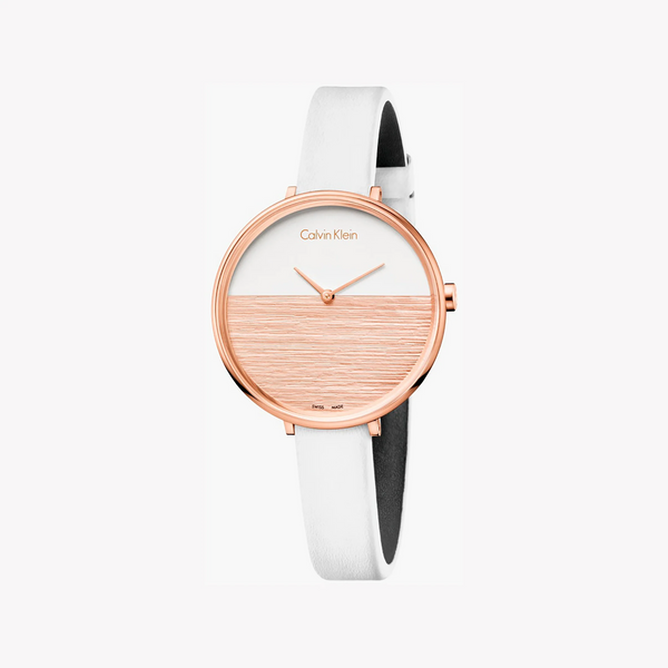 Ck Calvin Klein Women's Rose Gold/White Watch | K7a236lh by i-watch