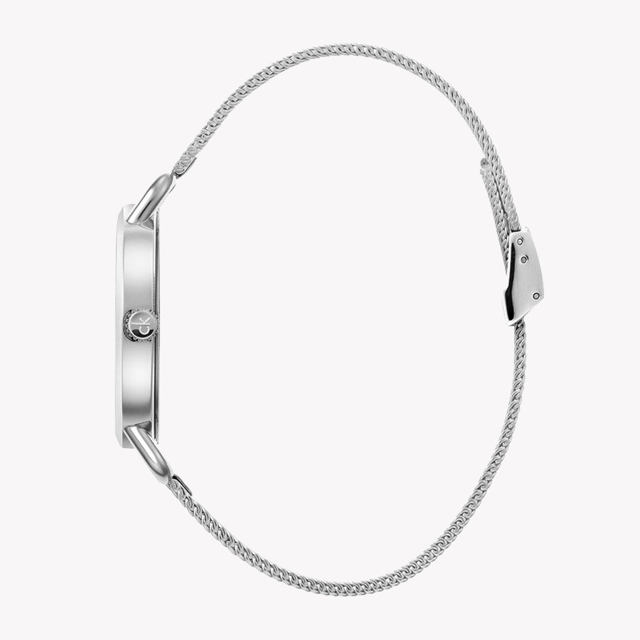 Ck Calvin Klein Men's Silver Stainless Watch | K7b21121