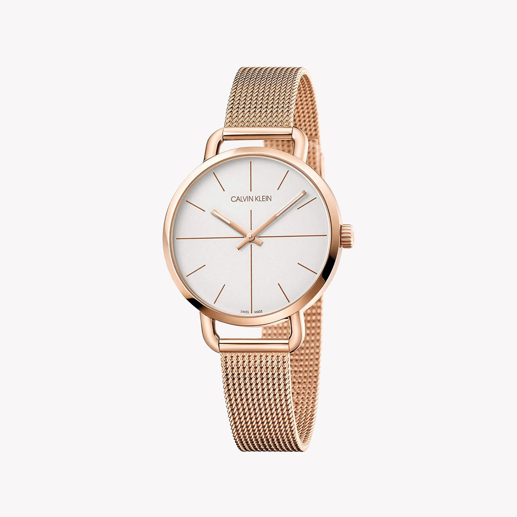 CK Calvin Klein Women's Rose Gold Stainless Steel Watch | K7B23626