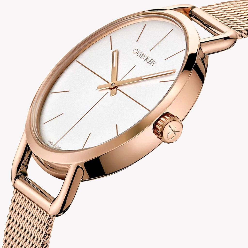 CK Calvin Klein Women's Rose Gold Stainless Steel Watch | K7B23626