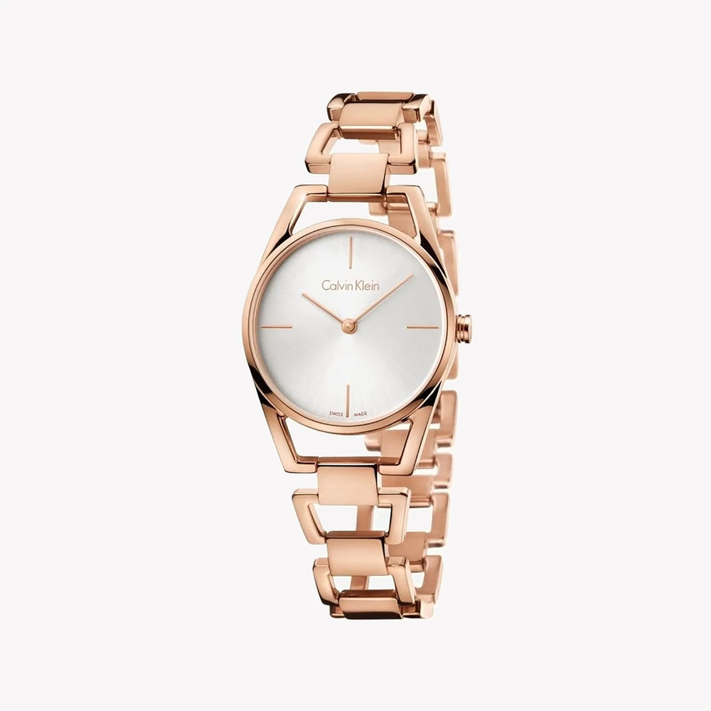 CK Calvin Klein Women's Rose Gold Watch, Stainless Steel | K7L23646 by i-watch