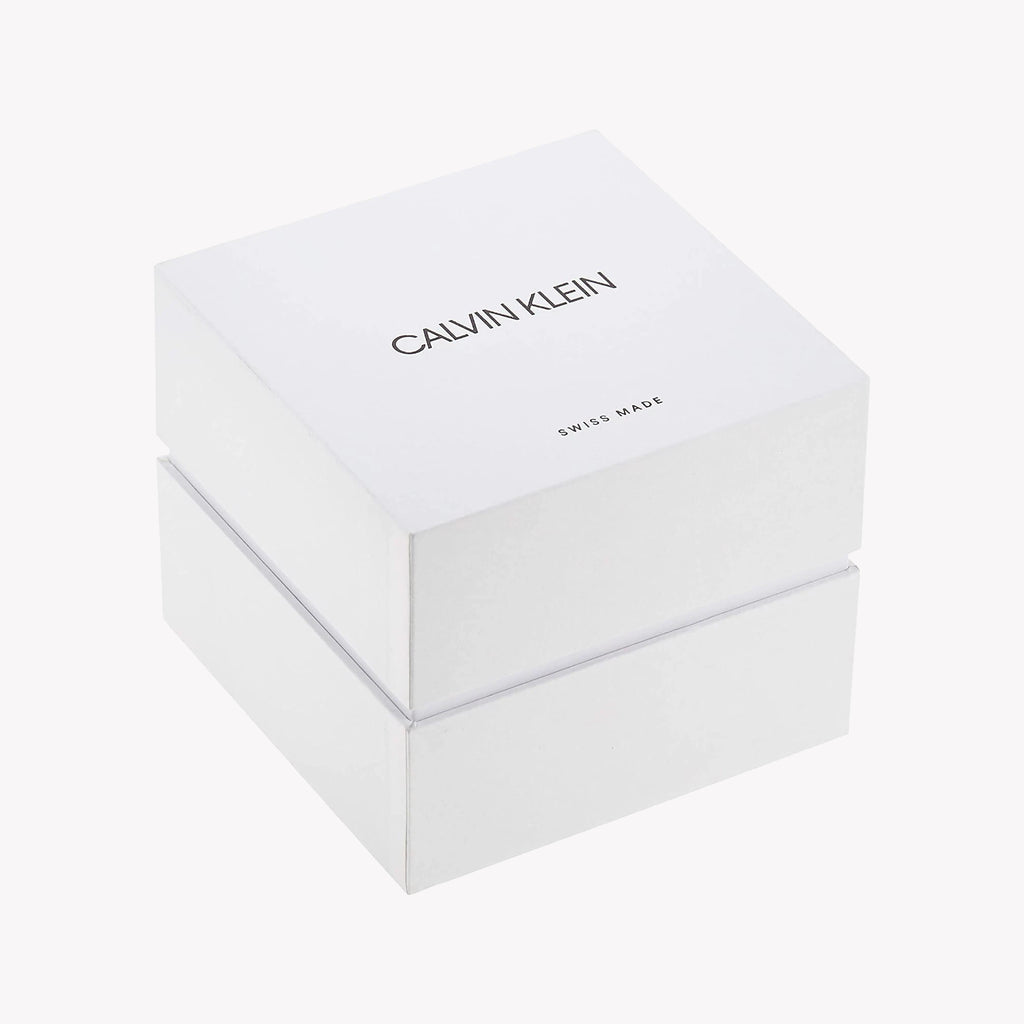 CK Calvin Klein Women's Stainless Steel Black Dial Watch | K8E2S111