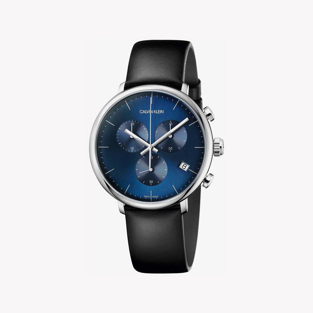 Ck Calvin Klein Men's Silver/Black, Blue Watch | K8m271cn by i-watch