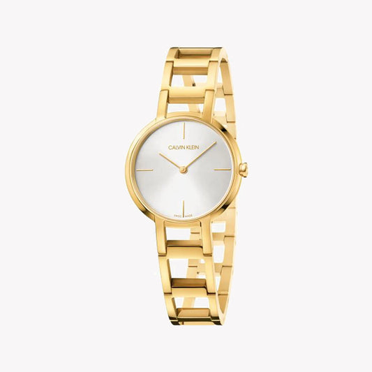 CK Calvin Klein Women's Gold Stainless Steel Watch | K8N23546