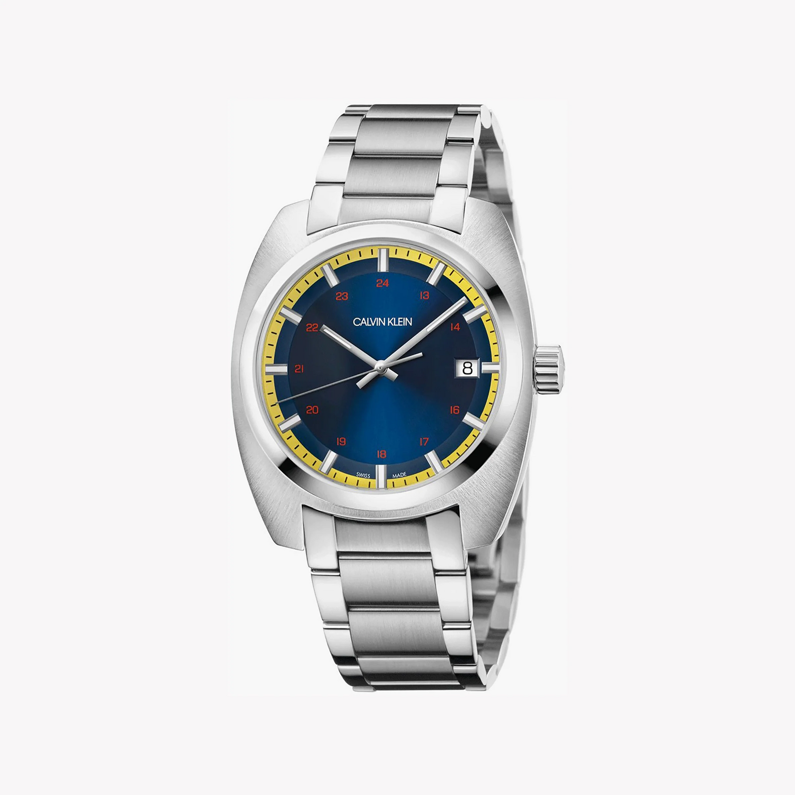 Ck Calvin Klein Women's Silver/Blue Quartz Watch | K8w3114n by i-watch