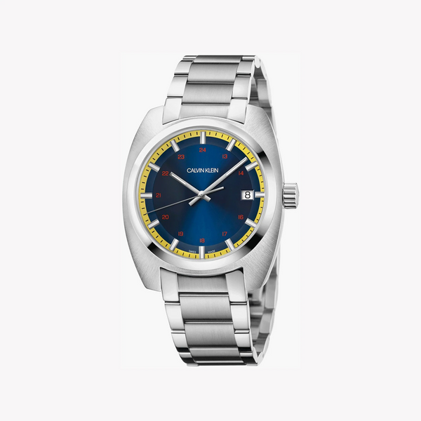 Ck Calvin Klein Women's Silver/Blue Quartz Watch | K8w3114n by i-watch