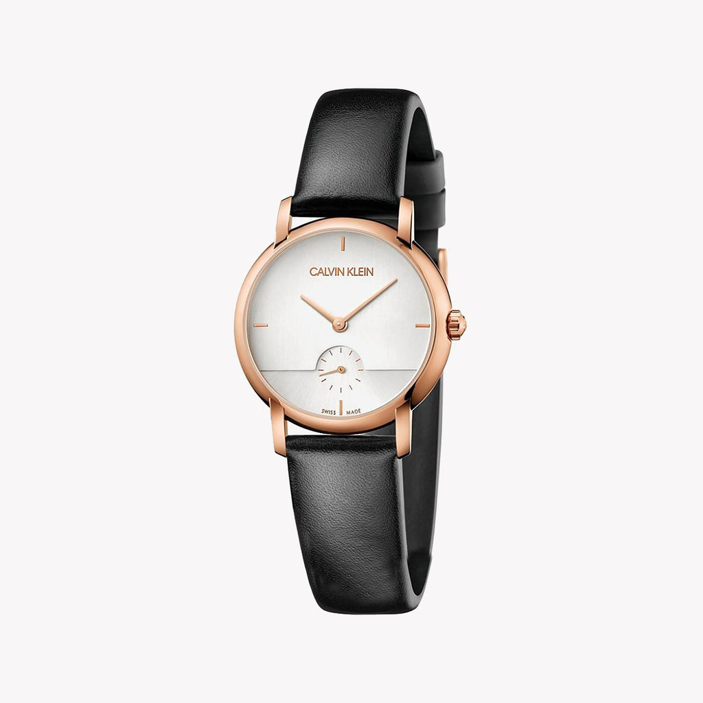 CK Calvin Klein Women's Rose Gold, Leather | Model K9H2Y6C6