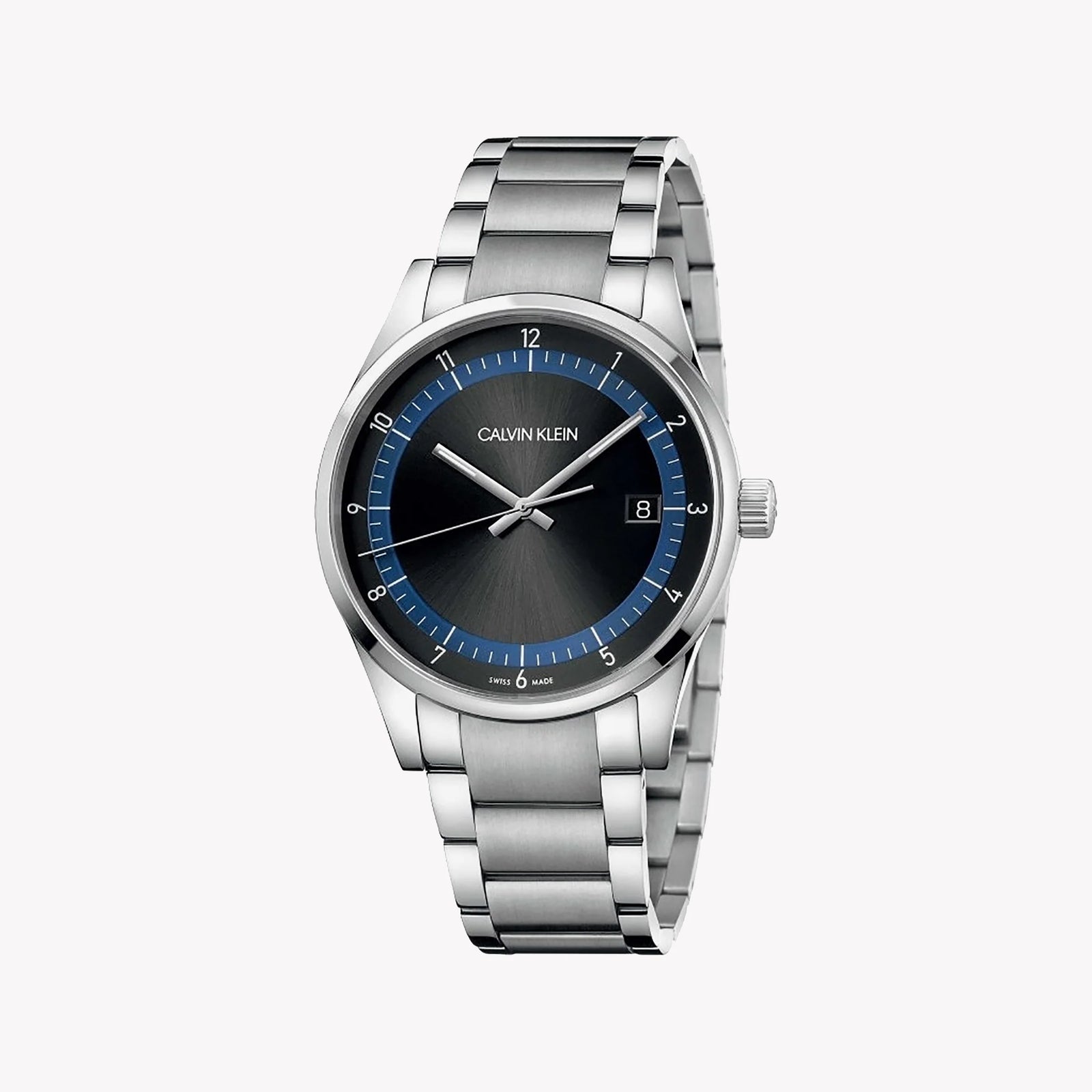 CK Calvin Klein Men's Stainless Steel Black Dial Watch KAM21141 by i-watch