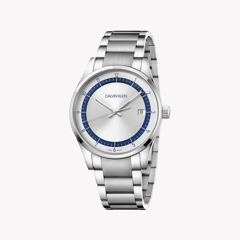 CK Calvin Klein Men's Silver Stainless Steel Watch | KAM21146 by i-watch