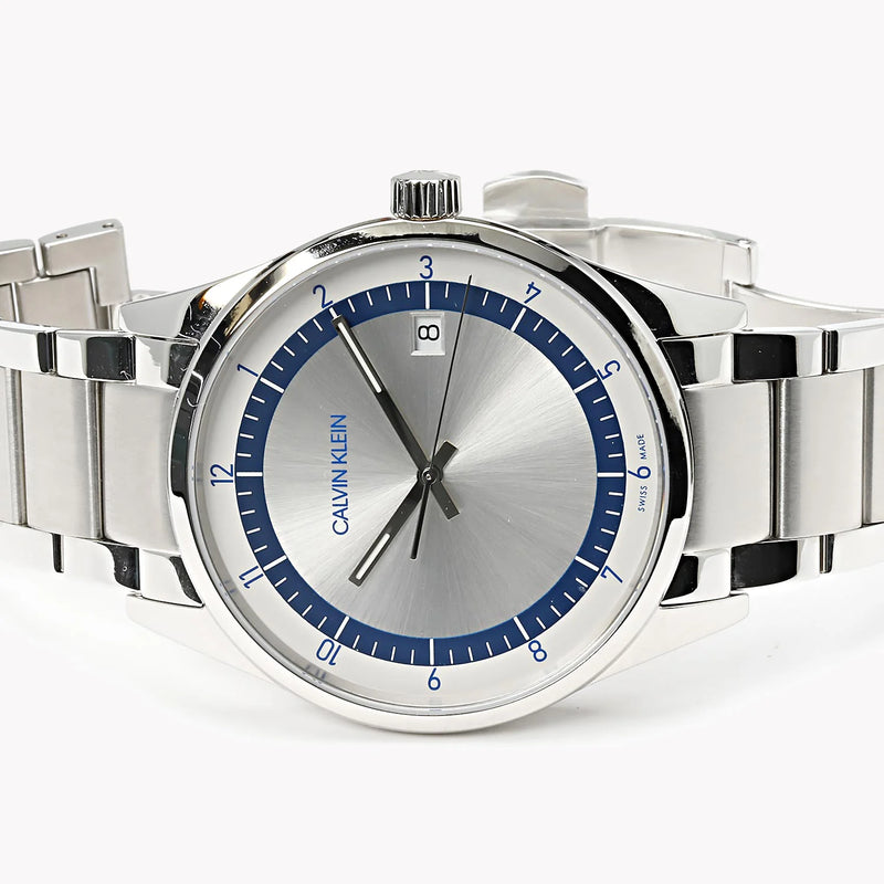 CK Calvin Klein Men's Silver Stainless Steel Watch | KAM21146 by i-watch
